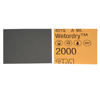 3M砂纸   401Q美纹砂纸P1500 5.5IN*9IN  50张/盒  进口成品 401Q 1盒装