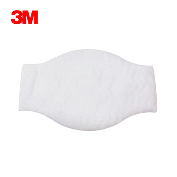 3M  防尘滤棉 KN90 颗粒物过滤棉 1211面具滤棉 1701/1703 50片优惠大包装 定做