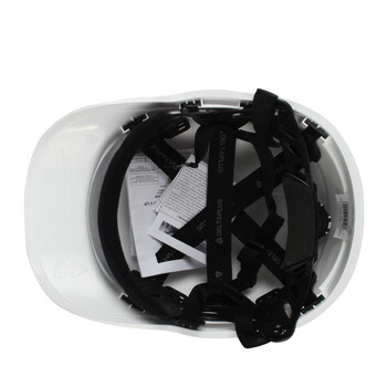 代尔塔（Deltaplus） 102029 DIAMOND V UP钻石型安全帽可与眼镜101134搭配无下颌带白色 1顶