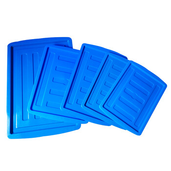 震迪带盖周转箱757*565*400大号塑料运输箱加厚收纳储物箱SH6081