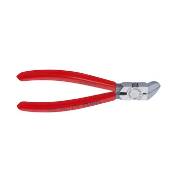 凯尼派克（KNIPEX）72 11 160 斜口钳 抛光 塑料套柄 45°弯头 160mm 切割类工具 钢