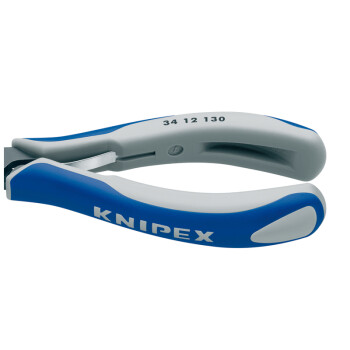 凯尼派克（KNIPEX）34 12 130 精密电工夹钳 扁宽钳嘴 切割类工具 钢