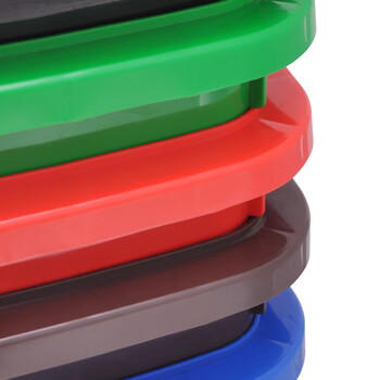 兰诗（LAUTEE）D060 大号户外垃圾桶 物业环卫分类垃圾桶果皮箱可定制 50L四轮黑色干垃圾