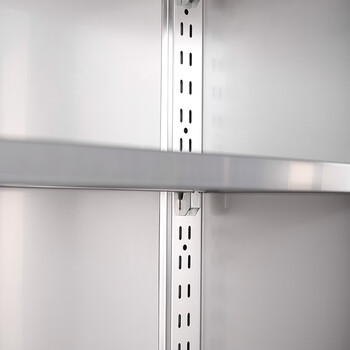 格圣奇201不锈钢储物柜工业存放柜车间文件柜C1595通双节可定制