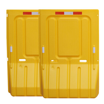 聚远 JUYUAN 1.5米防撞交通塑料水马 工地施工注水围挡 临时水马 建筑围挡50起售