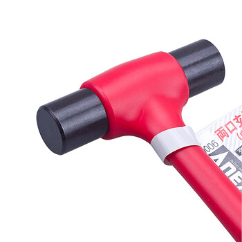 安力士牌（ANEX）进口迷你锤No.9006钳工锤 榔头 表带铁锤 胶锤 两头玄能无尖锤子(中) 235g