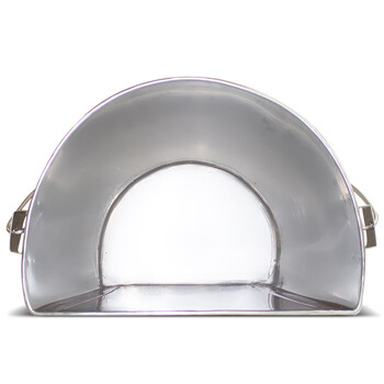 谋福（CNMF） 9961 消防桶不锈钢半圆消防桶防锈 （304不锈钢消防沙桶）