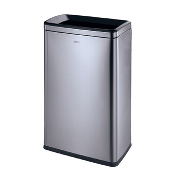 南 SF40-F01 南方方形环境桶 砂银钢 商用酒店宾馆客房不锈钢垃圾桶 房间桶 果皮桶 内桶容量40升