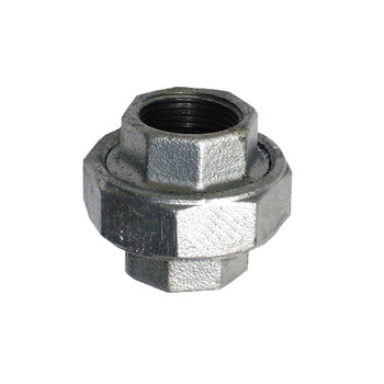 波浩 BOHAO dn20 镀锌活接头  4分消防水管接头 玛钢管件 内丝6分DN20 DN25 DN50 一个价 30个起售