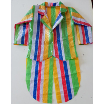 幼儿环保时装秀服装男童女童走秀手工diy材料男孩拖尾