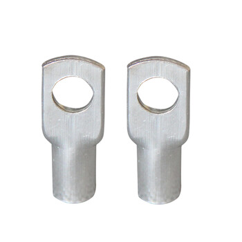 天旭 SC系列6平方窥口铜鼻子压线鼻接线端子紫铜镀锡铜线耳冷压裸端子铜线接头插针SC6-8 500只/包  1包