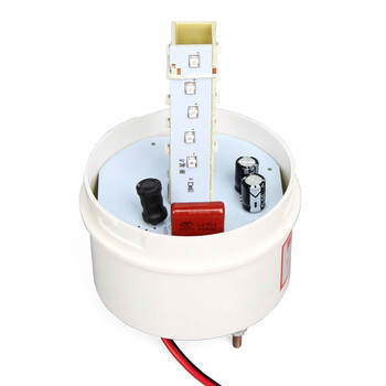 BOWERY声光报警灯LED频闪警示灯塔机灯路障指示安全信号灯车间报警灯LTE-1101J 220V蓝色1个