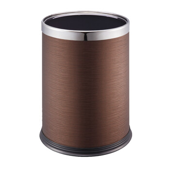 南 GPX-21B 南方房间垃圾桶 千丝纹 商用酒店宾馆客房垃圾桶带活动钢圈 房间桶果皮桶