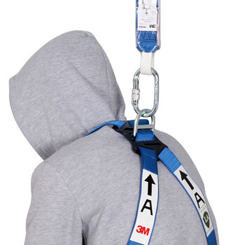 3M 凯比特1390000+1390235全身式3点调节安全带+双大挂钩安全绳 1套定做