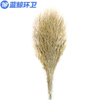 蓝鲸环卫 竹竿扫把10把装 手工竹扫帚竹笤帚物业大扫把环卫LJHW-9320