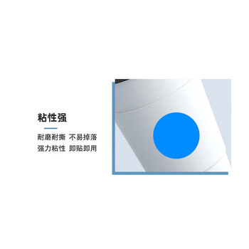 飞尔（FLYER）不干胶分类记号贴 彩色圆点贴 圆点标签颜色贴纸【蓝色 13MM 一张117枚】50张起批