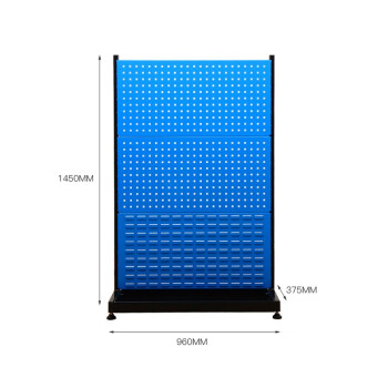 知旦工具置物架960*375*1450多功能物料架整理架工具架690041单面固定款