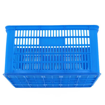 箱大王 Xlj-05 加厚蓝色塑料筐 快递水果蔬菜批发货筐 B4筐 外450*305*240