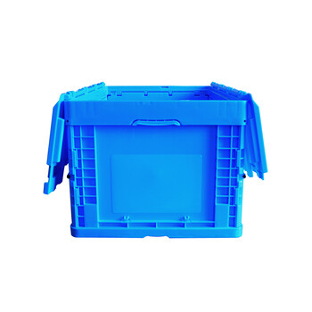 创德/CHAIRBORNE 塑料折叠箱加厚全新PP料带盖注塑加厚周转筐周转箱仓储物流折叠筐