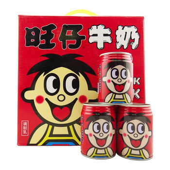 旺旺 旺仔牛奶2.94l(245ml×12罐) 原味铁罐 整箱 儿童营养饮料 原味