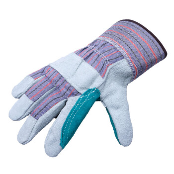 者也 3双电焊手套牛皮耐高温短款焊工焊接劳保手套手掌加固加托耐磨工作隔热防烫软牛皮