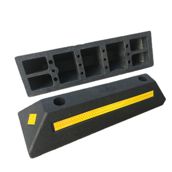 竹特 挡车器 橡塑车库限位器 橡胶车轮车位定位器 600*160*100mm 4.5KG（企业定制）