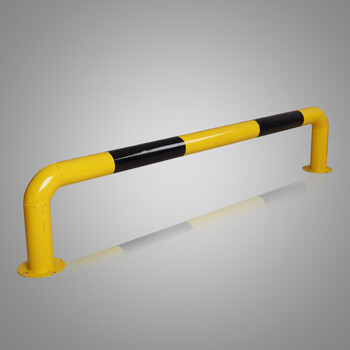 云筑  龙门护栏U型防撞杆防撞桩挡车位锁黄黑色长1.5*高0.3米 100个起售  不零售（不包卸货）