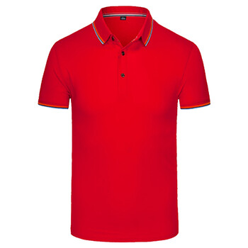 劳博士 polo衫定制班服文化广告衫短袖diy棉团队服印字logo劳保工作服 玫红 S