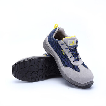 代尔塔（Deltaplus）301219 牛皮防砸防刺穿劳保安全鞋 透气舒适 耐油  1双 42码