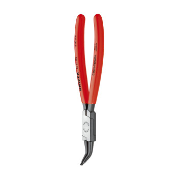 凯尼派克（KNIPEX）44 31 J22 19-60mm内卡簧钳 45°弯嘴 抛光 塑料套柄 切割类工具 钢