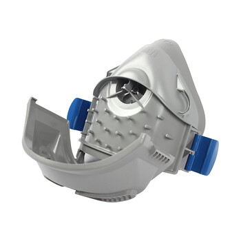 3M 7772CN 硅胶半面型防尘面罩（中号）需要搭配7744/7744C滤棉使用 1个 灰色 均码