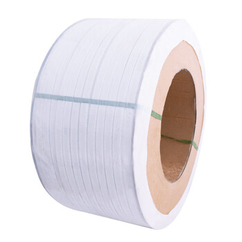 飞尔（FLYER）热熔打包带 PP半自动机用打包带1208型 货物包装带捆扎带 白色 10kg 带宽12×0.8mm【FLJD230】