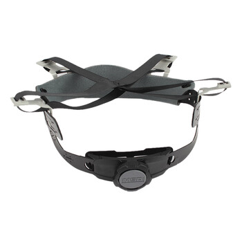 梅思安10180494超爱戴帽衬针织布吸汗带尼龙顶带用于ABS 帽壳 1个 灰色 均码