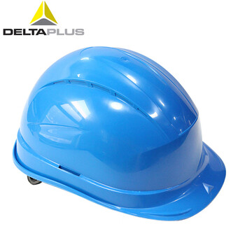 代尔塔（Deltaplus）102008石英3型PP安全帽8点内衬建筑工地 蓝色1顶（不含下颌带） 定做