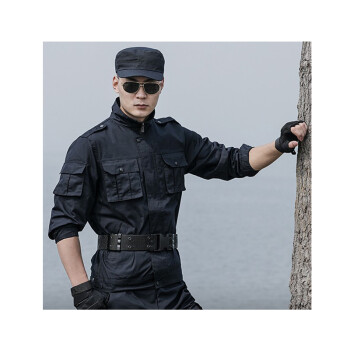 燕舞 JZYWX2019BAF0091夏季工作服 长袖户外套装保安工作服（可定制） 藏青色