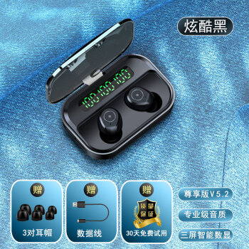 真无线蓝牙耳机双耳52运动入耳式迷你隐形超长待机微型高端2021年新款