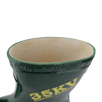 双安 35kv绝缘靴 电工防触电橡胶雨靴 高压中筒电工鞋 43码