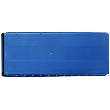 兰诗（LAUTEE）6023 分隔式多功能零件盒 仓库塑料分格箱 螺丝盒五金配件收纳箱 蓝色600*235*90