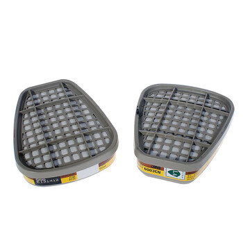 3M 6003CN防毒面具滤毒盒 防护有机蒸气氯化氢氟化氢等 2个/包 1包 黄色 均码