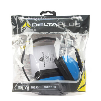 代尔塔（Deltaplus）103010 专业隔音降噪耳罩 防噪音射击睡觉学习打呼噜  1付