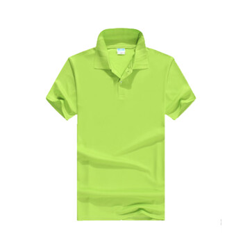 劳保佳 企业文化衫 翻领短袖t恤polo工作服 活动服装 浅蓝色 XXL 可定制