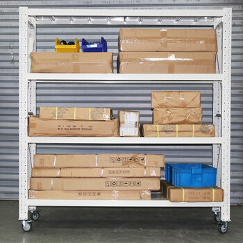 恒载带轮子货架仓储展示架储物架置物架子150*50*200四层主架