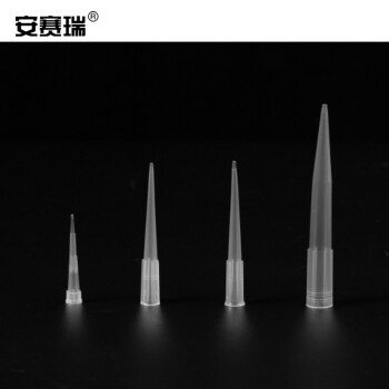 安赛瑞 移液器吸头（1000个装）加样尖吸咀滤芯吸头尖吸嘴枪头 200ul 600655