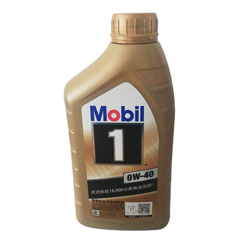 美孚 润滑油 金装美孚1号全合成机油 SN 0W-40 1L/桶（12桶起售） 1桶
