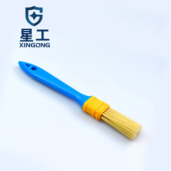 星工（XINGGONG）油漆刷植毛刷毛刷把塑料丝刷清洁耐腐蚀水油两用刷 1寸机植油漆刷10把WF024
