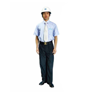 聚远 JUYUAN 工作服 中国建筑 工装 女款短袖衬衣 .