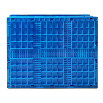 冰禹 BY-3039 折叠式塑料周转箱 物流胶箱零件盒 530*410*300mm（无盖）