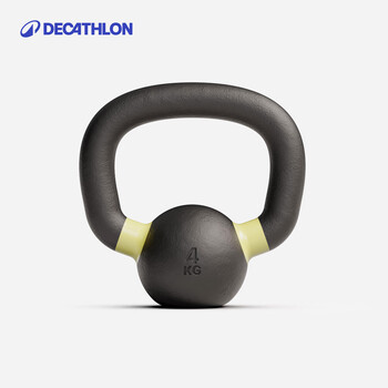 迪卡侬(DECATHLON)壶铃女士健身家用实心铸铁提壶翘臀哑铃男士健身器材-5448372
