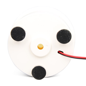 BOWERY磁吸式报警灯吸顶声光报警器灯泡旋转式信号灯闪烁磁铁报警指示灯LTD-1101J 220V黄色 1个