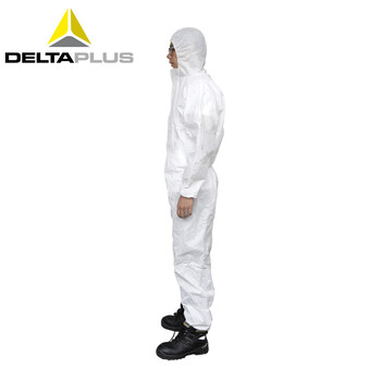 代尔塔（Deltaplus）406115 DT115无纺布透气型连体防护服 防化学液体飞溅 XL码  1件